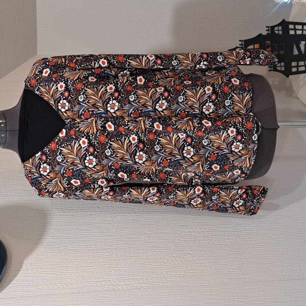 Kaffe Flowered Pattern Blouse - Picture 3 of 4